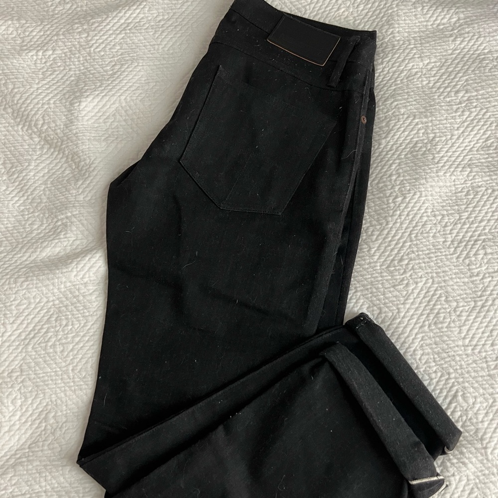 Tellason selvedge black denim